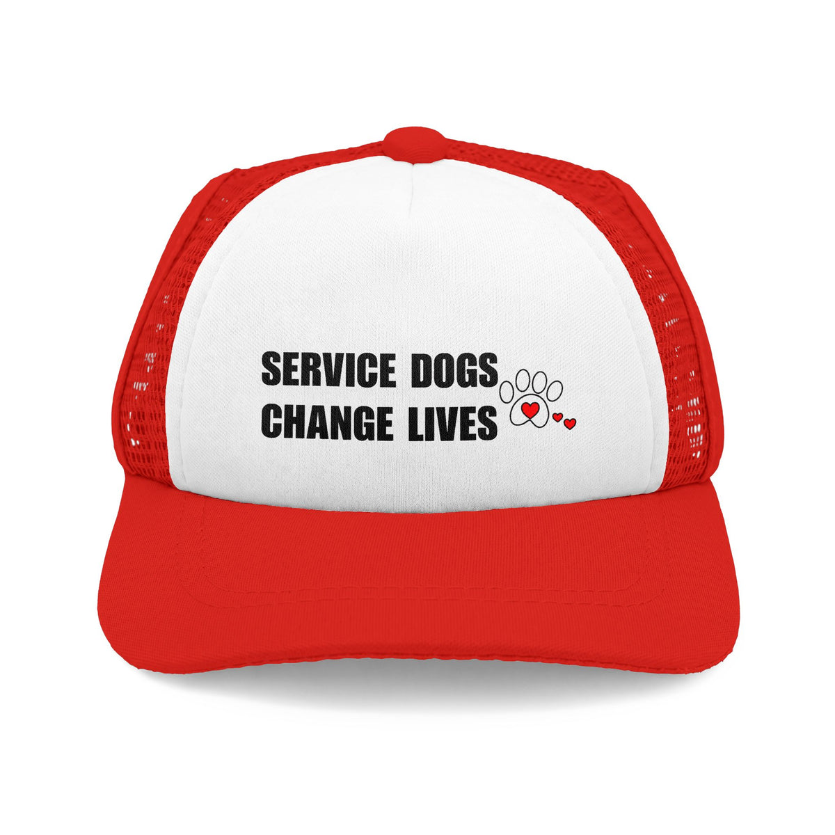 Service Dogs Change Lives 2026 charity dog trucker hat