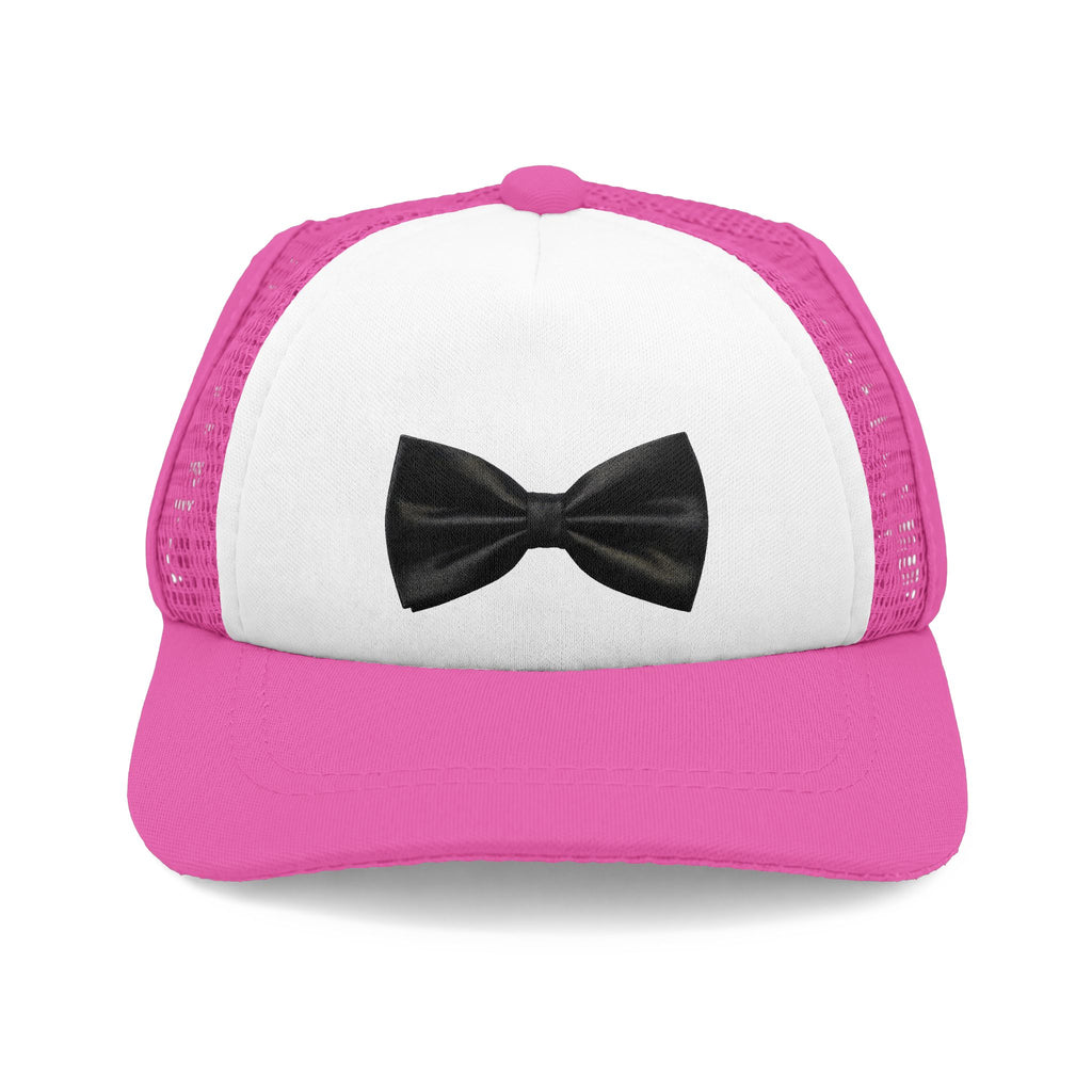 "Black Bow Tie" Dog Trucker Hat
