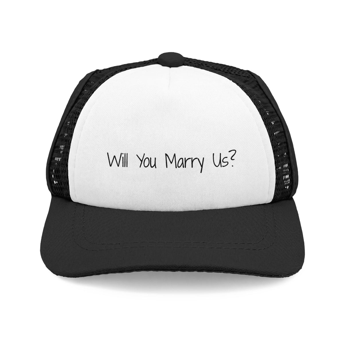 "Will You Marry Us?" Dog Trucker Hat