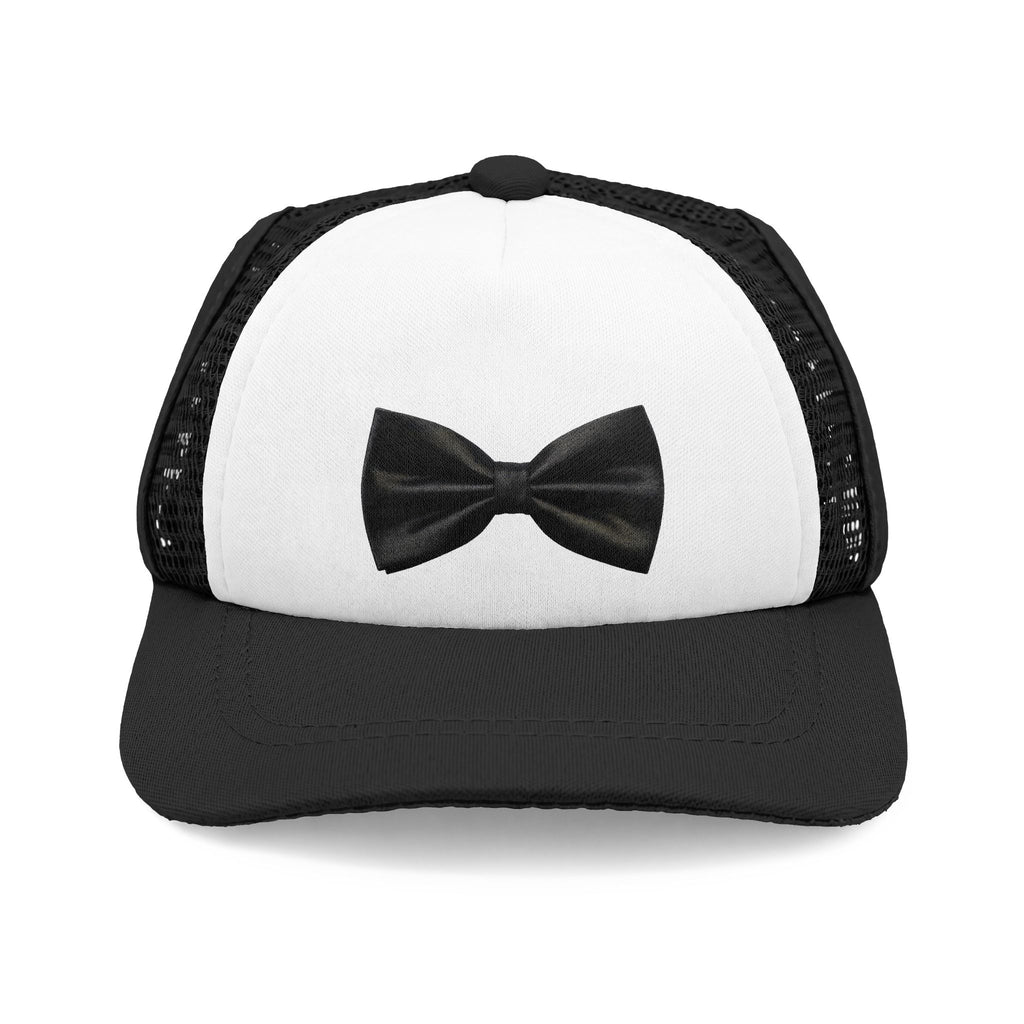 "Black Bow Tie" Dog Trucker Hat