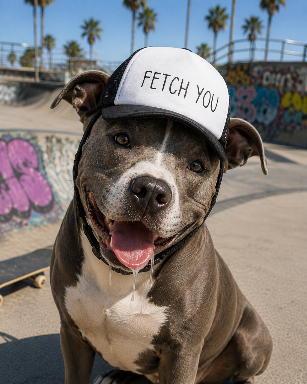 Fetch You funny dog trucker hat