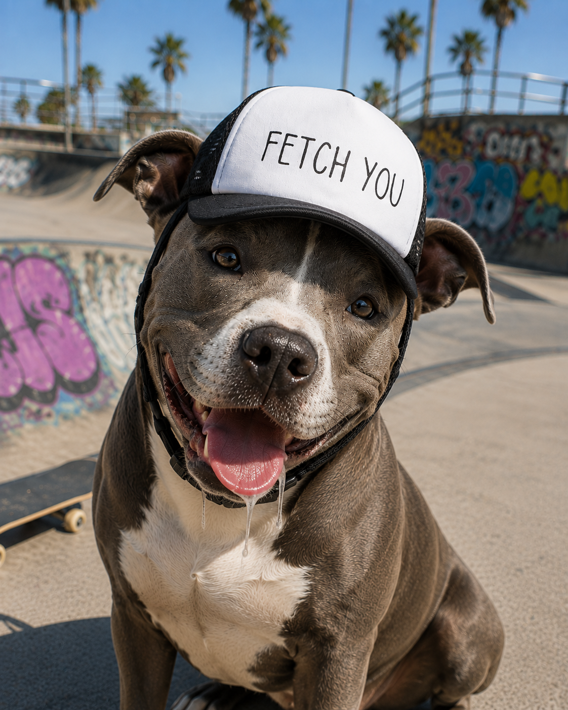 Fetch You funny dog trucker hat