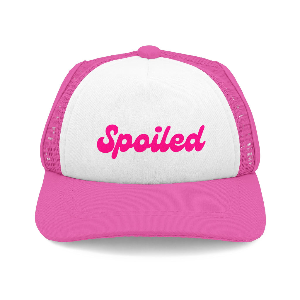 "Spoiled (Pink)" Dog Trucker Hat