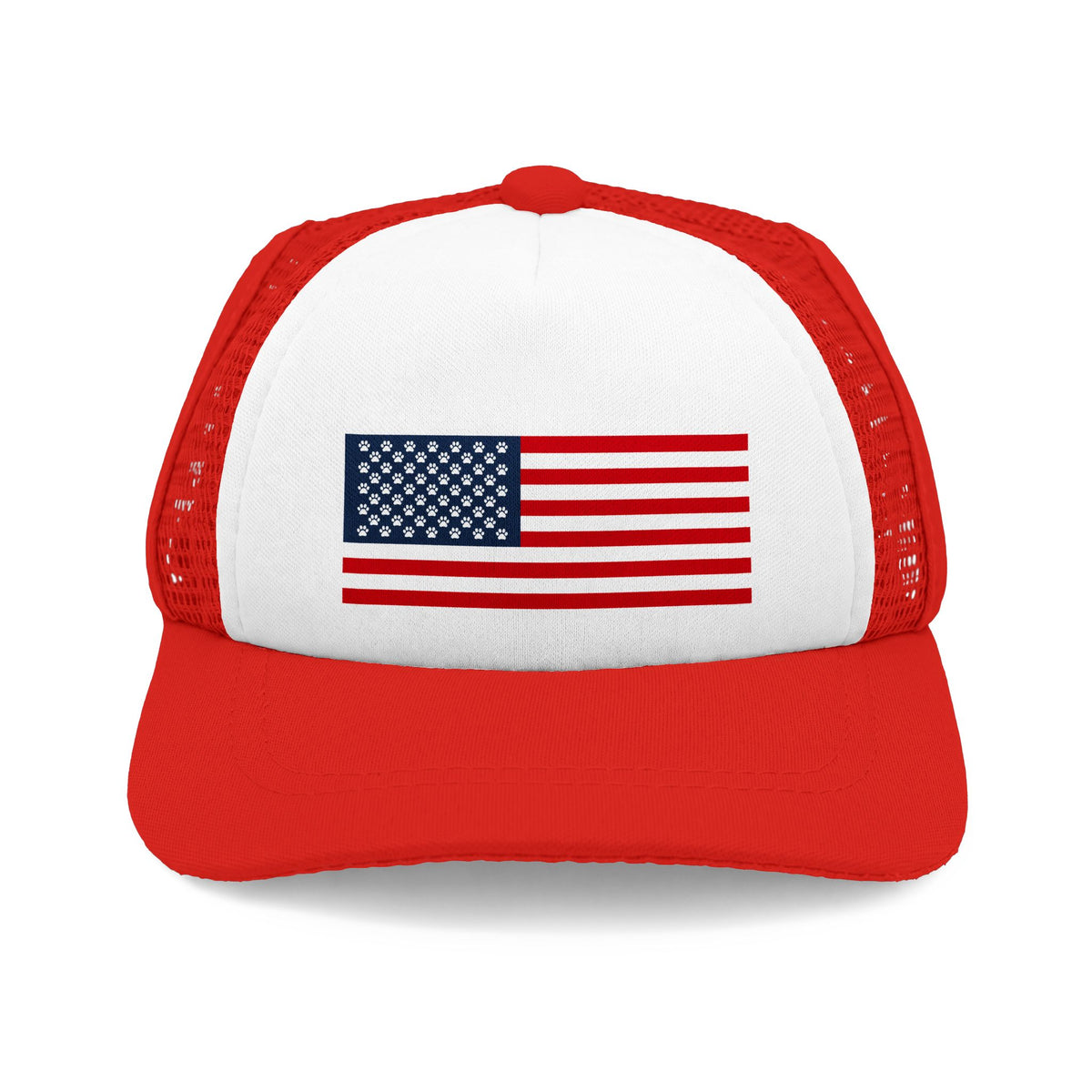 "Paws and Stripes" Dog Trucker Hat