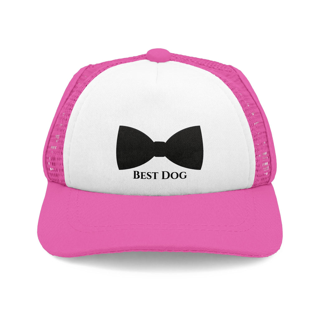 "Best Dog w/ Bow Tie" Dog Trucker Hat