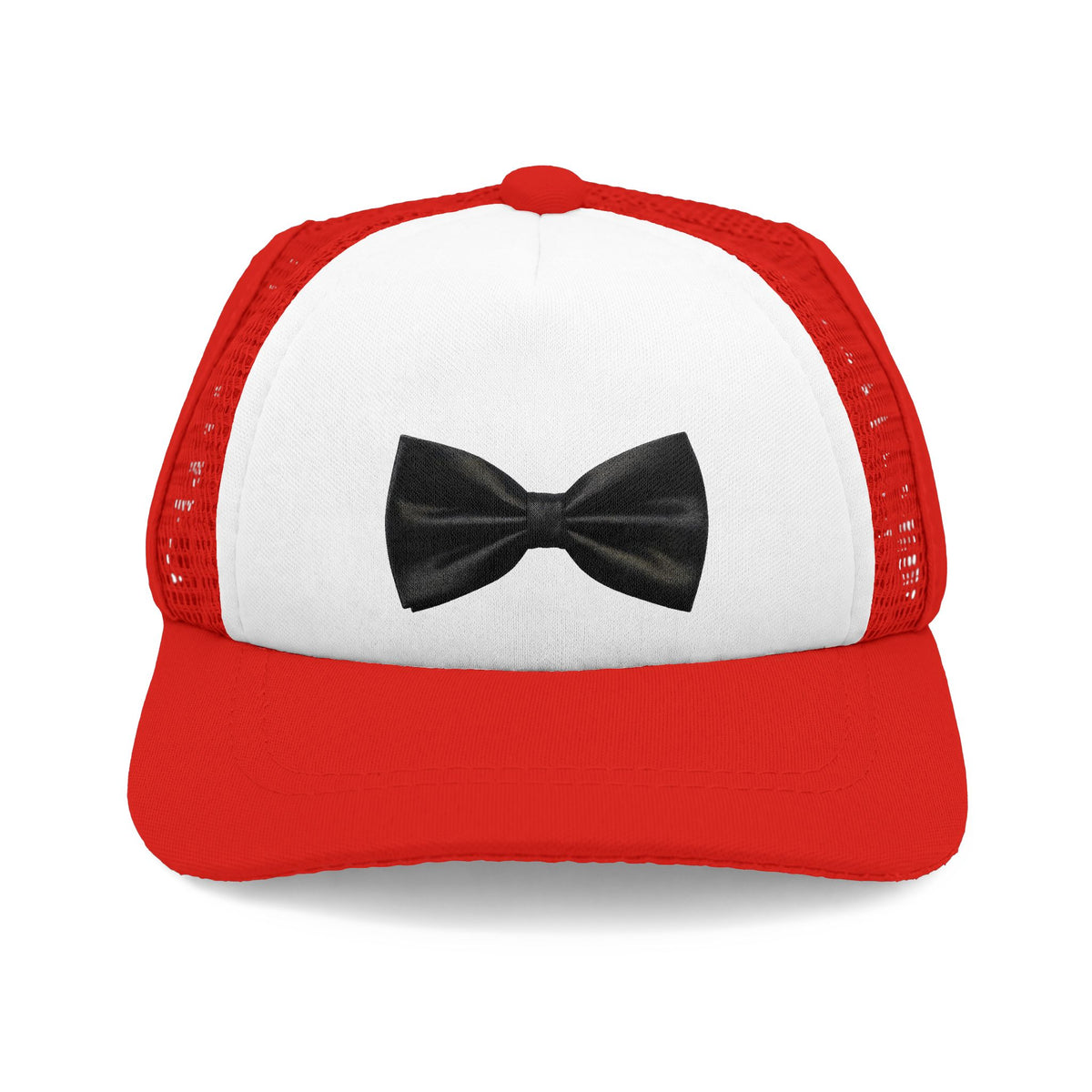 "Black Bow Tie" Dog Trucker Hat