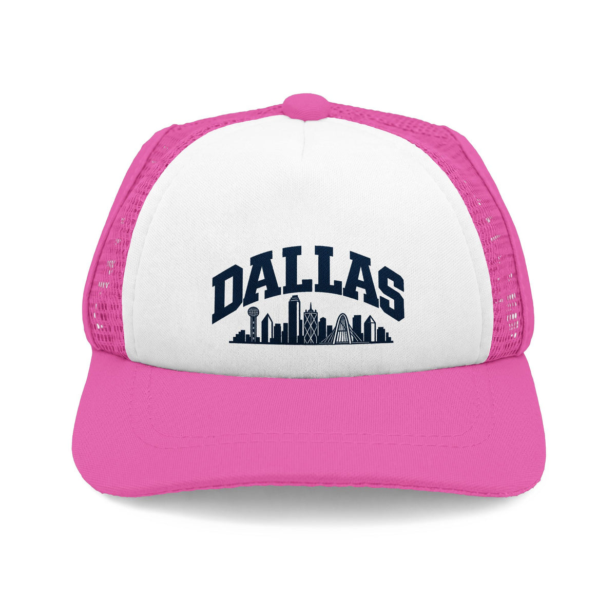 Dallas city pride trucker hat for dogs
