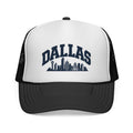 Black Dallas adult trucker hat for dog lovers