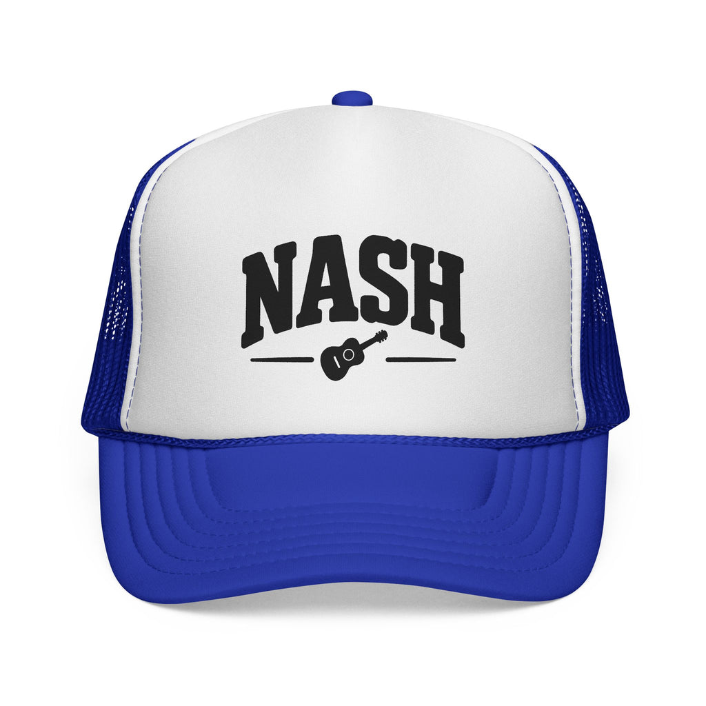 Blue Nash adult trucker hat for dog lovers