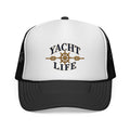 Black Yacht Life adult trucker hat for dog lovers